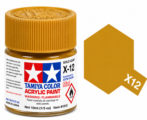 Tamiya Acrylic X12 Gold Leaf (G)