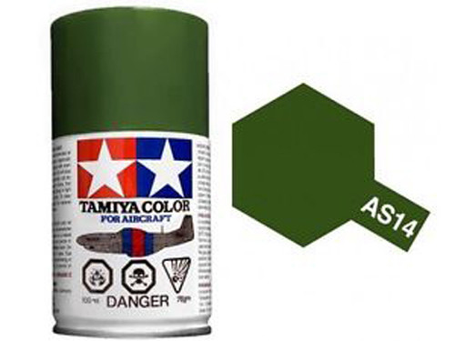 Tamiya AS14 Lacquer Olive Green USAF