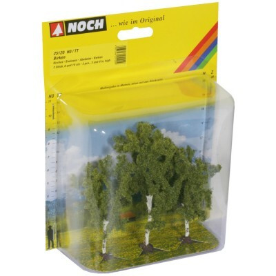 Noch Birch Trees 8-10cm 3pcs