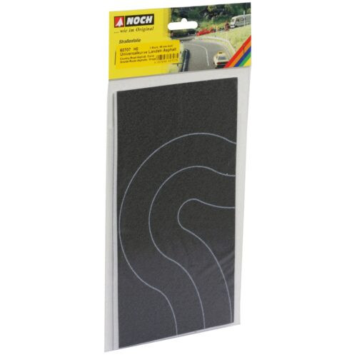 Noch HO Country Road Curve Asphalt