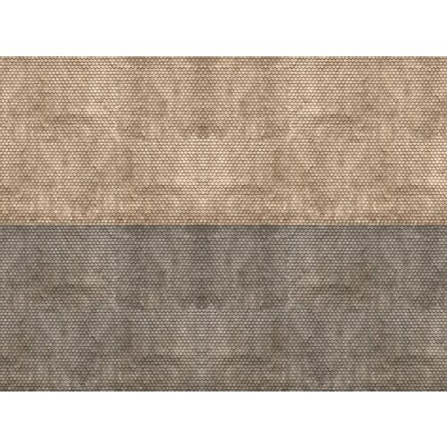 Noch N Cardboard Sheet Tile Grey