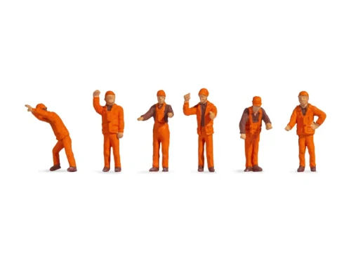 Noch HO Model Figures - Shunting Staff