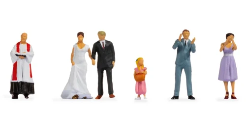 Noch HO Model Figures - Bride & Groom