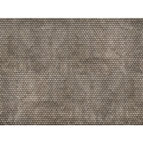 Noch HO Cardboard Sheet Tile Grey