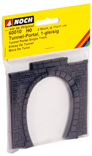 Noch HO Tunnel Portals Single-Track