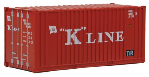 Walthers HO 20' Container "K" Line