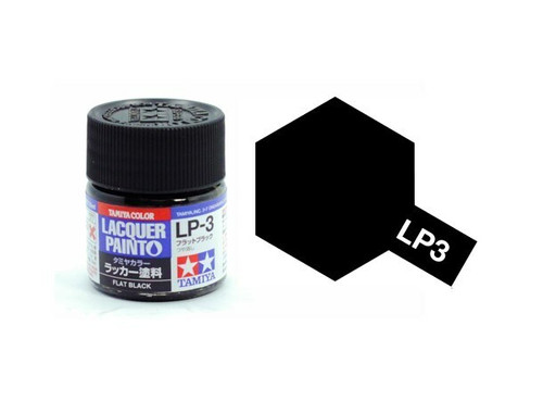 Tamiya LP3 Lacquer Flat Black