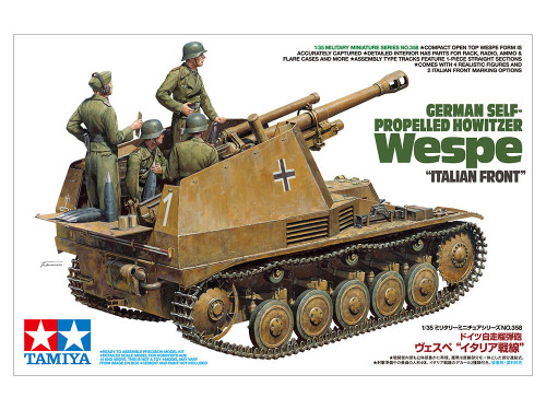 Tamiya 1:35 German Howitzer Wespe Ita