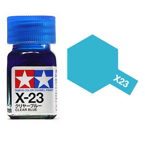 Tamiya Enamel X23 Clear Blue (G)