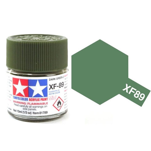 Tamiya Acrylic XF89 Dark Green 2 (F)
