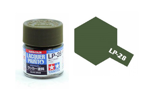 Tamiya LP28 Lacquer Olive Drab (F)