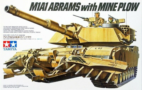 Tamiya 1:35 M1A1 Abrams w/Mine Plow