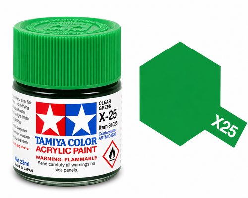 Tamiya Acrylic X25 Clear Green (G)