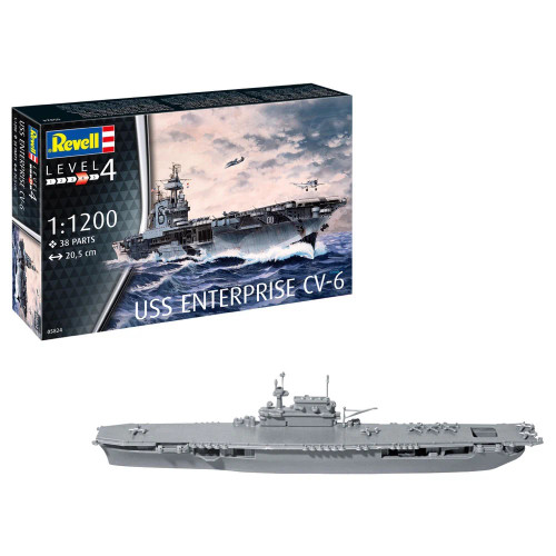 Revell 1:1200 USS Enterprise CV-6