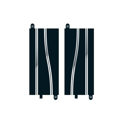 Scalextric Side Swipe Straights 350mm x 2