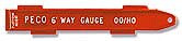 Peco OO/HO 6ft Way Gauge