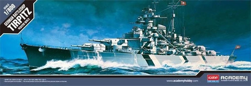 Academy 1:800 Battleship Tirpitz