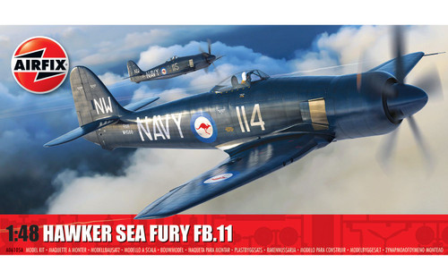 Airfix 1:48 Hawker Sea Fury FB.11 with Australian Decals Plastic Model Kit