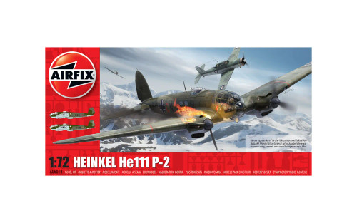 Airfix 1:72 German Heinkel HE111 P-2 Bomber Plastic Model Kit