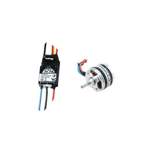 Dualsky 400H 1500kv High RPM Combo