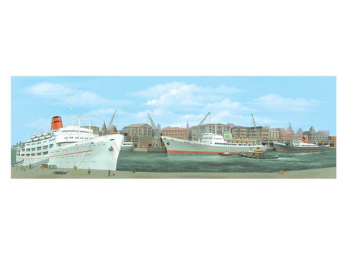 Peco Medium Dock Centre Backscene