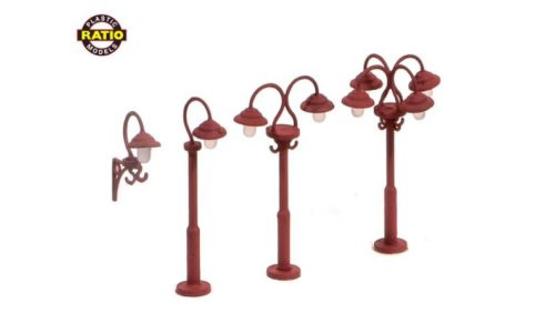 RATIO OO Swan Necked Lamps