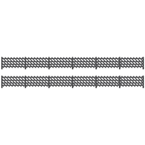 RATIO OO LMS Station Fencing Black