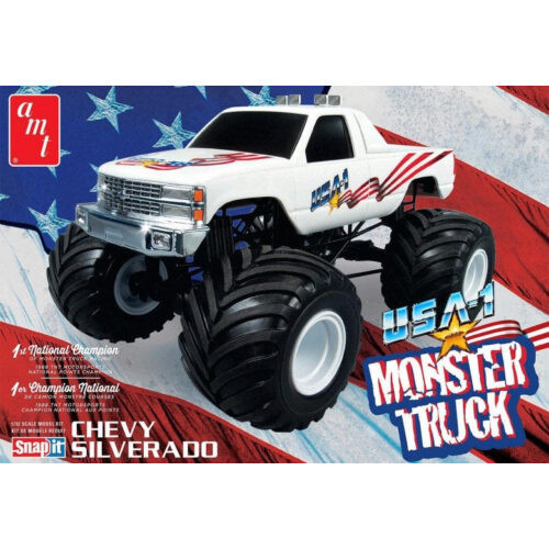 AMT 1:32 USA-1 Monster Truck Snap Plastic Model Kit