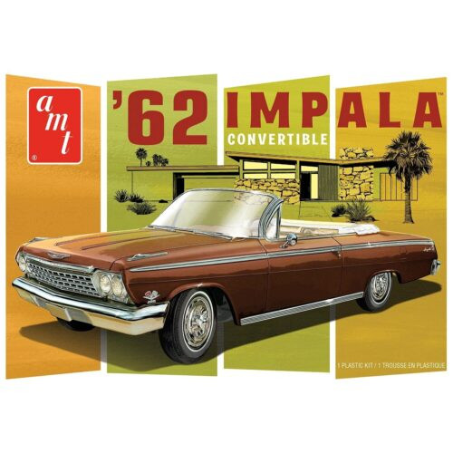 AMT 1:25 1962 Chevrolet Impala Convertible Plastic Model Kit