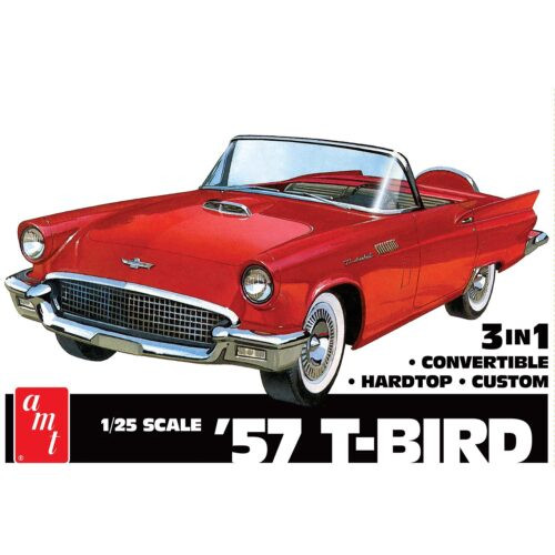 AMT 1:25 1957 Ford Thunderbird 3 in 1 Plastic Model Kit