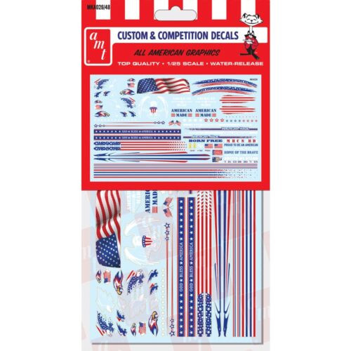 AMT 1:25 All American Graphics Custom Waterslide Decal Sheet