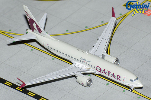 GeminiJets 1:400 Qatar Airways B737 MAX