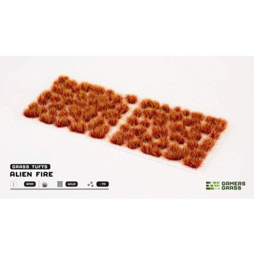 Gamers Grass Alien Fire 6mm Grass Tufts