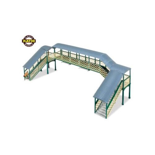 RATIO OO Modular Covered Footbridge