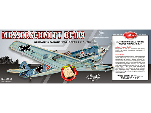 Guillows Messerschmitt Balsa Plane