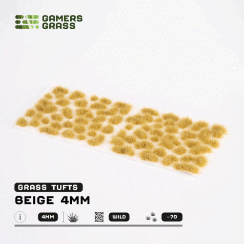 Gamers Grass Beige 4mm Wild Tufts