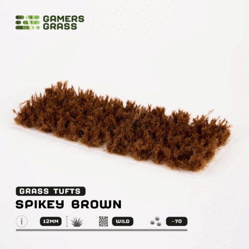 Gamers Grass Spikey Brown 12mm Wild Tufts