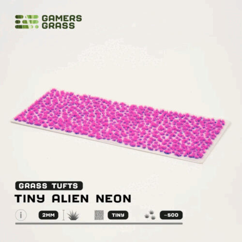 Gamers Grass Alien Neon 2mm Tiny Tufts