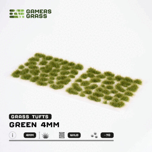 Gamers Grass Green 4mm Wild Tufts