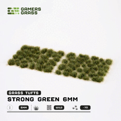Gamers Grass Strong Green 6mm Grass Tufts
