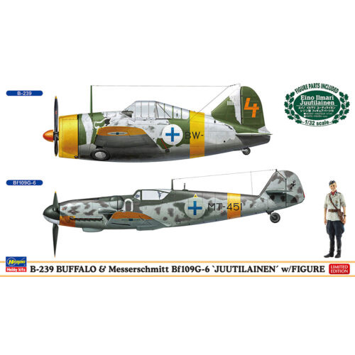 Hasegawa 1:72 B-239 + BF109G-6 2-in-1