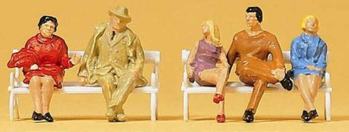 Preiser HO Seated People/Benches