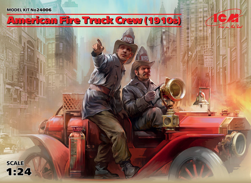ICM 1:24 American Fire Truck Crew