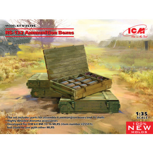 ICM 1:35 RS-132 Ammunition Boxes
