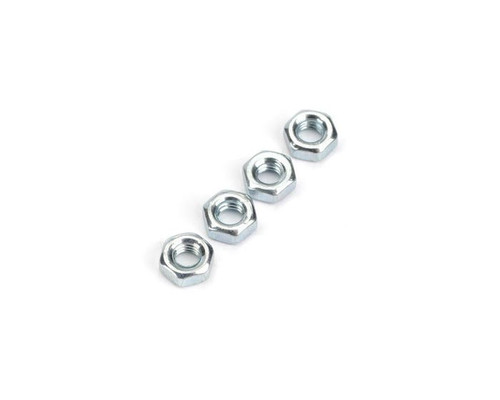 Dubro 3mm Steel Hex Nuts (4)