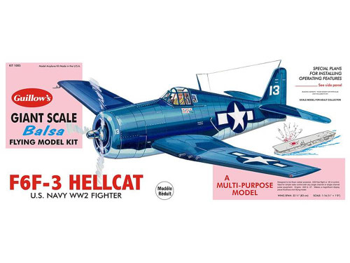 Guillows Hellcat Balsa Plane