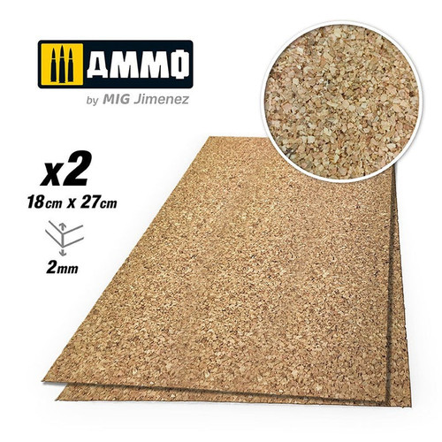 Ammo Mig Cork Medium Grain 2mm (2)
