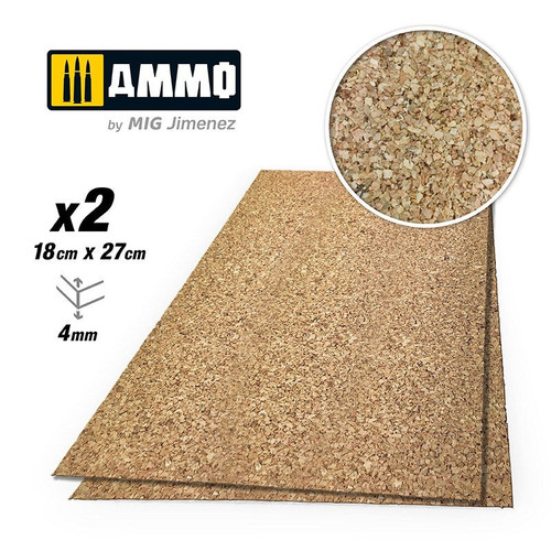 Ammo Mig Cork Medium Grain 4mm (2)