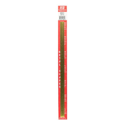 K & S Precision Metals Brass Strip .016" x 1/2"