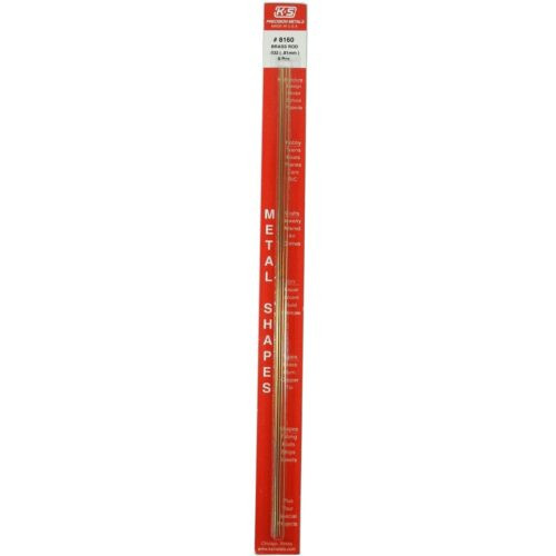 K & S Precision Metals Round Brass Rod 1/32"
